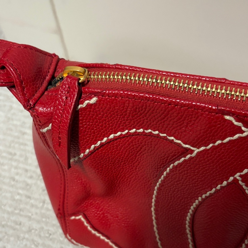 NWT Vintage Chanel red bag - Picture 5 of 7